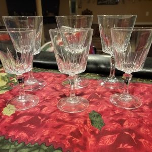 Princess House lead Crystal wine glasses